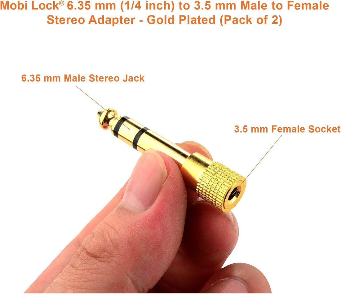 6.35 mm ↔ 3.5 mm Jack Adapters, view 2