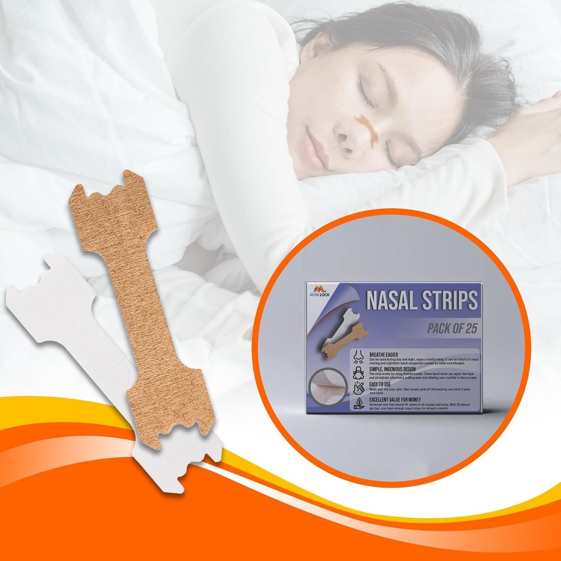 Anti-Snore Nasal Strips, view 5