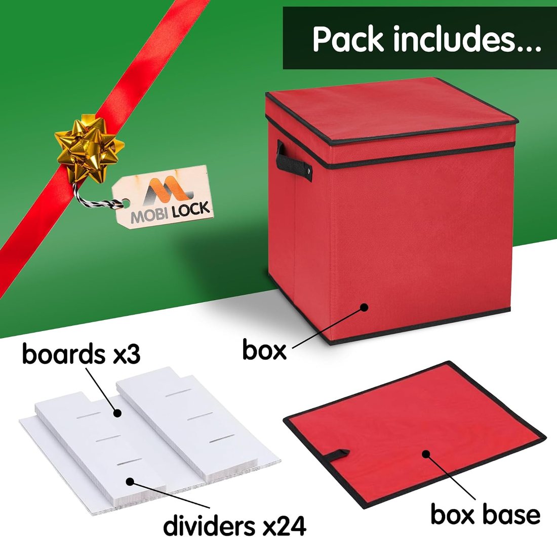 Christmas Ornament Storage Box, view 4