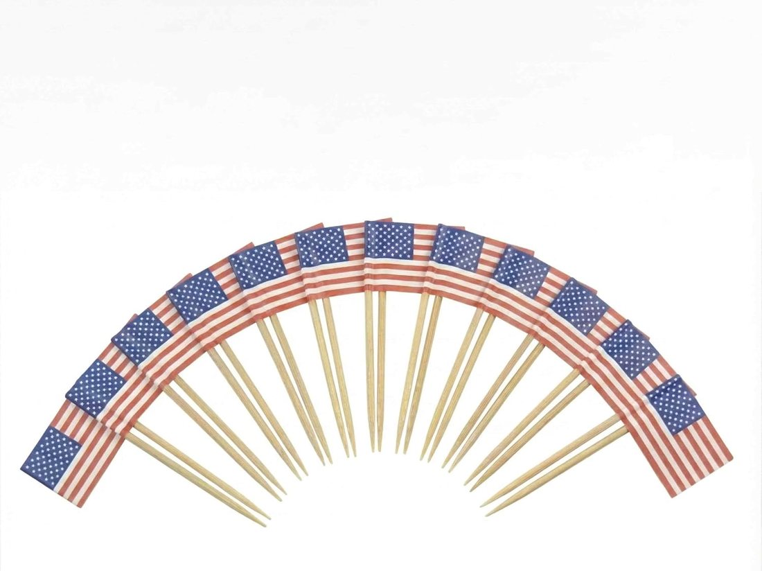 Mobi Lock Flag Cocktail Picks — 120