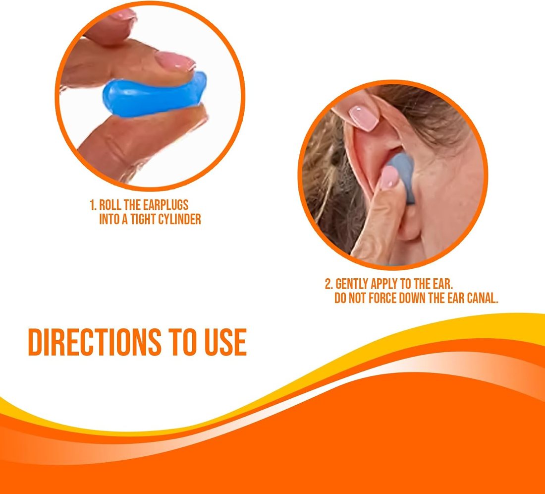 Silicone Wax Earplugs — 30 Pack, view 3