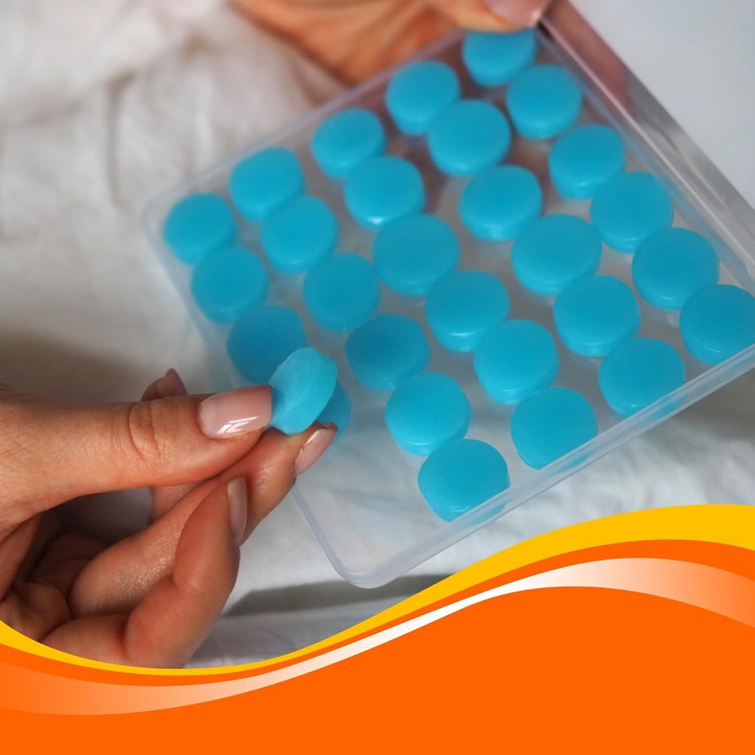 Silicone Wax Earplugs — 30 Pack, view 6