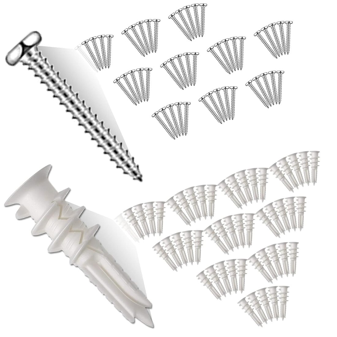 Self-Drilling Drywall Anchors — 50 + 50, view 4