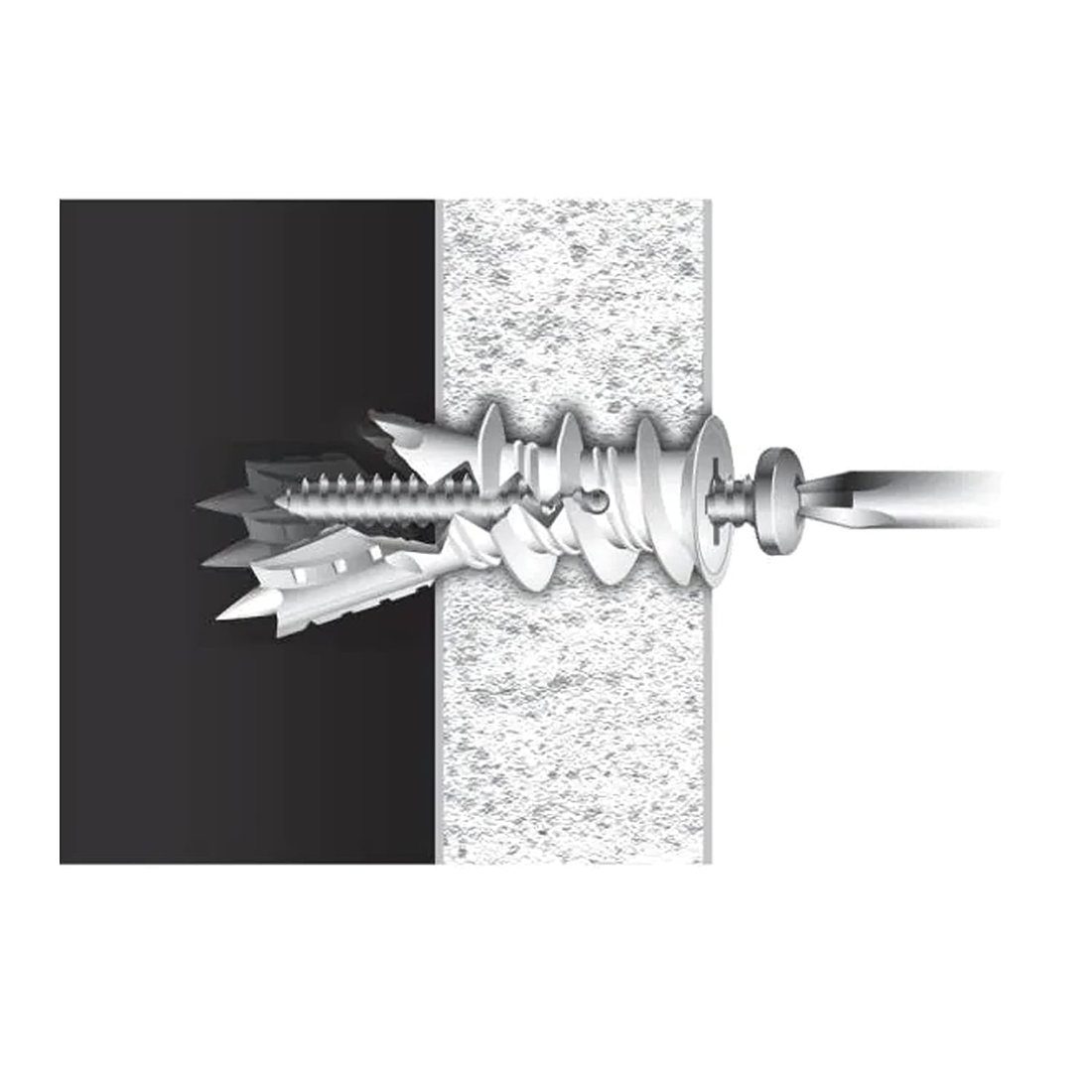 Self-Drilling Drywall Anchors — 50 + 50, view 5