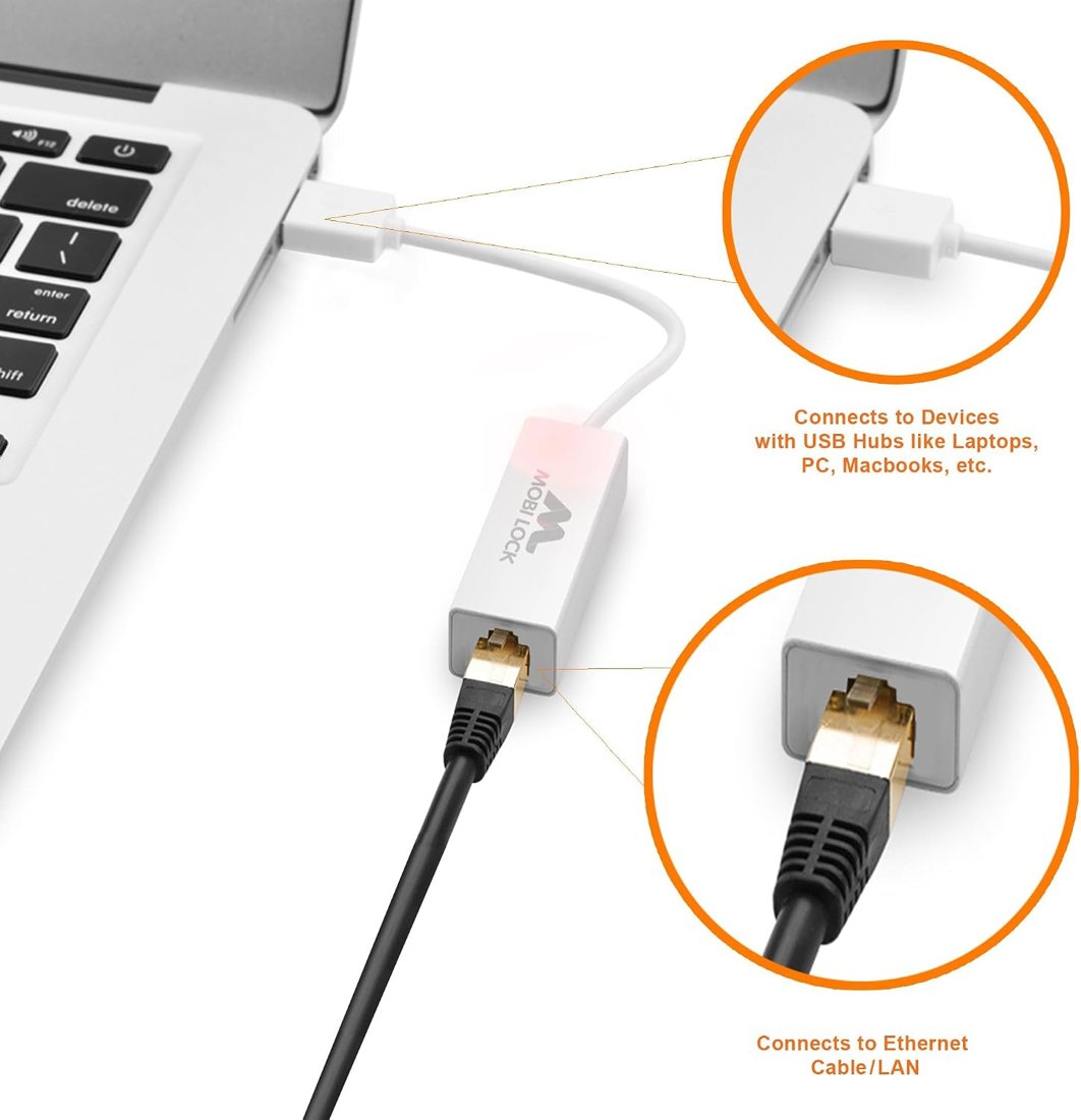 USB Ethernet Network Adapter, view 4