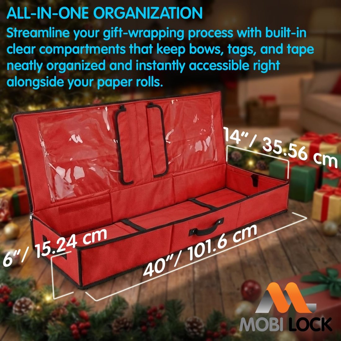 Wrapping Paper Storage Box, view 2